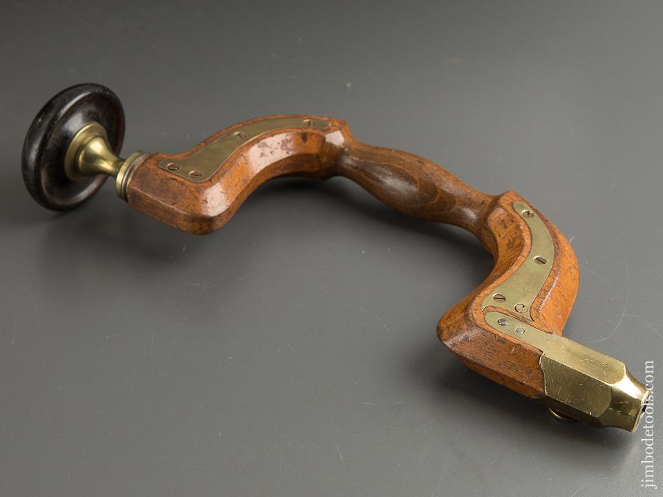 Lovely English HENRY BROWN SHEFFIELD Beech Plated Brace - 89096