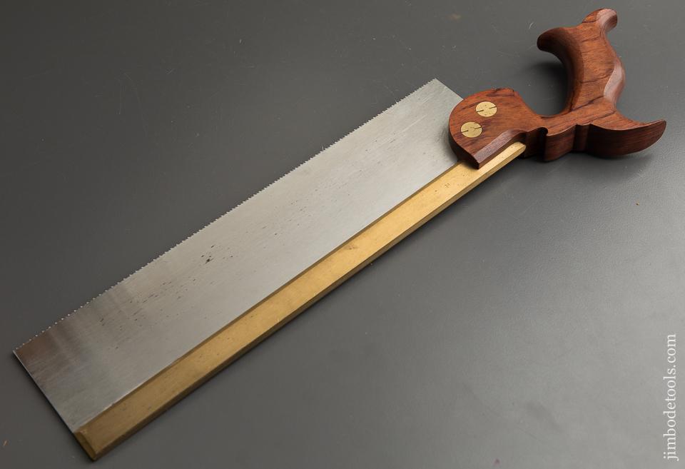 14 point 12 inch Rip ADRIA Bubinga Brass Back Saw - 89115