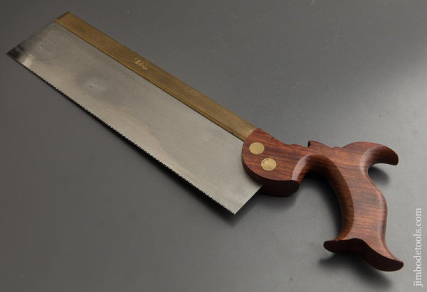 14 point 12 inch Crosscut ADRIA Bubinga Brass Back Saw - 89116