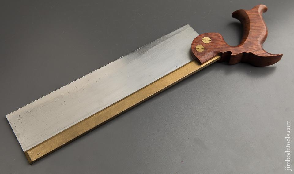 14 point 12 inch Crosscut ADRIA Bubinga Brass Back Saw - 89116