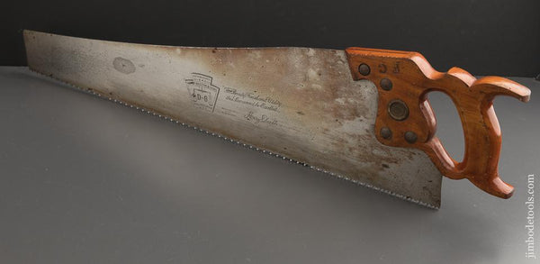 JUST SHARPENED! 6 point 26 inch Rip DISSTON D8 Hand Saw - 89140