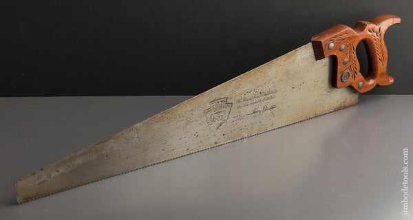 FINE 11 point 26 inch Crosscut DISSTON D23 Hand Saw - 89142