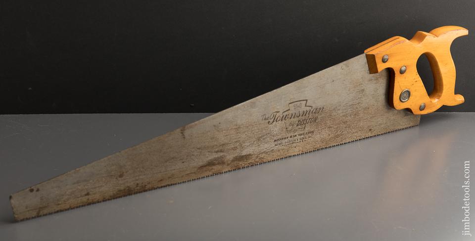 8 point 26 inch Crosscut DISSTON TOWNSMAN T-1 Hand Saw - 89146