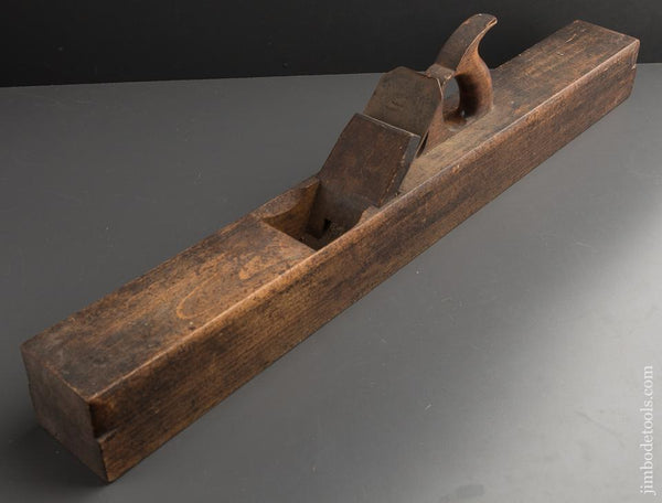 Crisp 30 inch Jointer Plane by A. CUMINGS BOSTON circa 1850 FINE - 89168