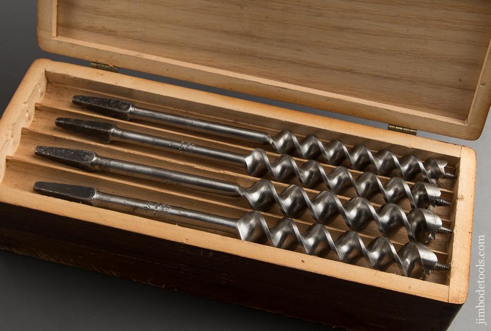 FINE Complete Set of 13 RUSSELL JENNINGS Auger Bits in Original 3 Tiered Box - 89169