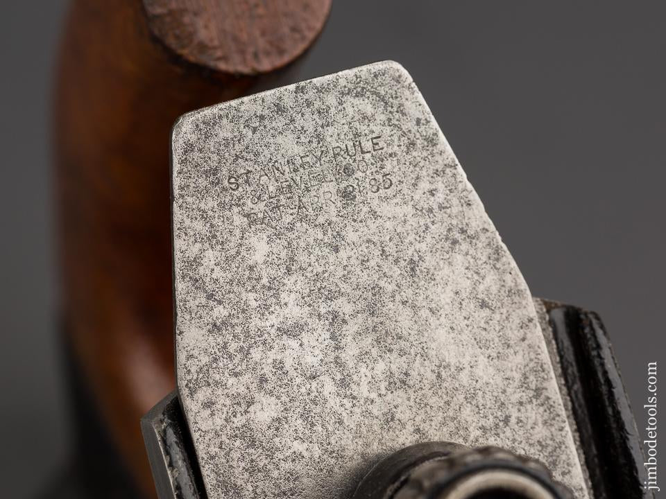 Extra Fine! TRAUT's Patent April 21, 1885 STANLEY No. 72 1/2 Chamfer Plane with Beading Attachment and Six Cutters - 80170