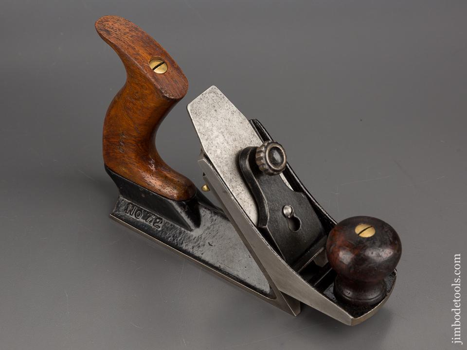 Extra Fine! TRAUT's Patent April 21, 1885 STANLEY No. 72 1/2 Chamfer Plane with Beading Attachment and Six Cutters - 80170