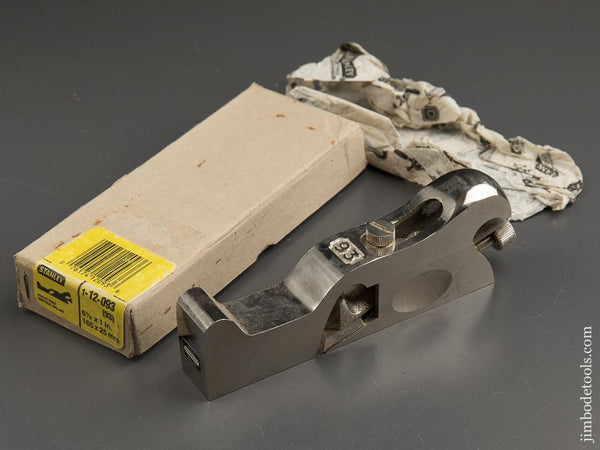 STANLEY No. 93 Cabinet Maker's Rabbet Plane MINT in Original Box - 89174