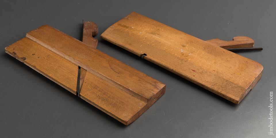 No. 4 Hollow & Round Molding Planes by J.P. LYNE & SON circa 1860 EXTRA FINE - 89178