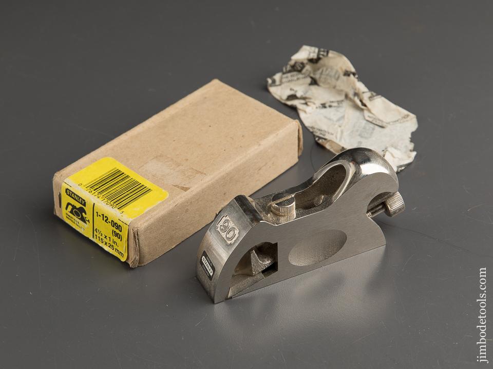 STANLEY No. 90 Bull Nose Rabbet Plane MINT in Original Box - 89188
