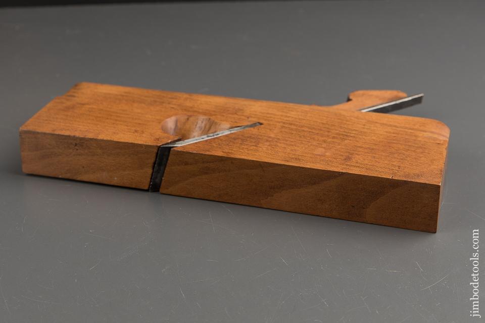 Crisp 1 1/4 inch Skew Rabbet Plane by L. CASE 1850-55 Watertown NY - 89193