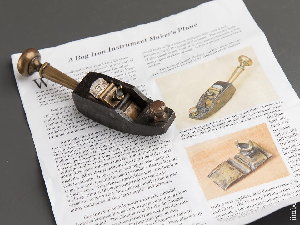 Incredible Bog Iron Instrument Maker's Plane - 89200U