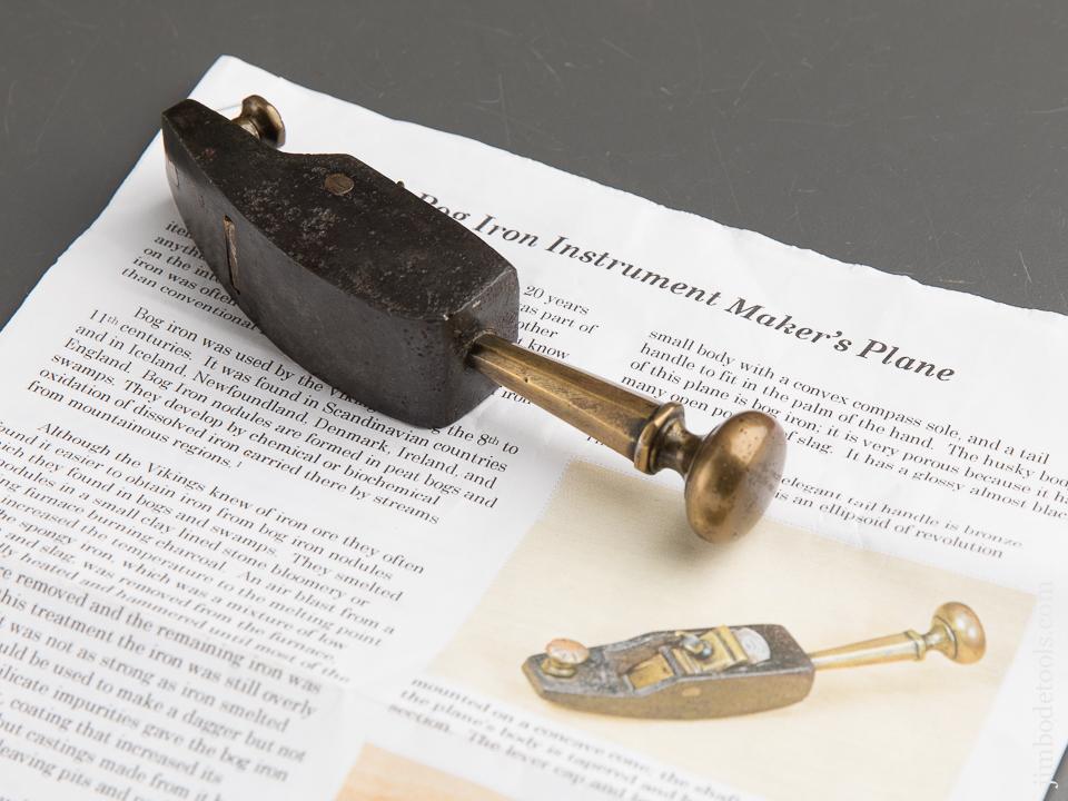Incredible Bog Iron Instrument Maker's Plane - 89200U