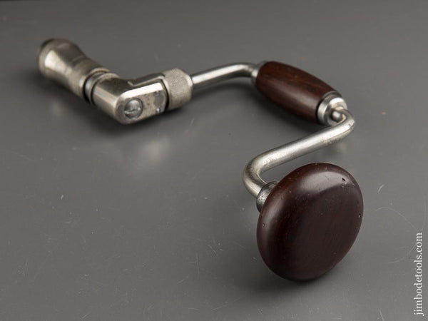 Eight inch MILLERS FALLS No. 33 Bit Brace with Rosewood Fixtures - 89203
