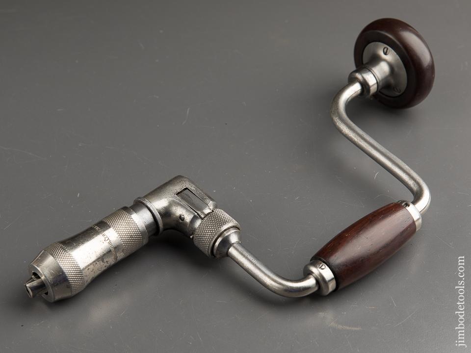 Eight inch MILLERS FALLS No. 33 Bit Brace with Rosewood Fixtures - 89203