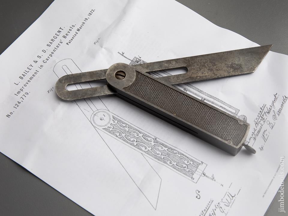 Eight inch BAILEY Patent March 19, 1872 Bevel Type One circa 1872-78 - 89228