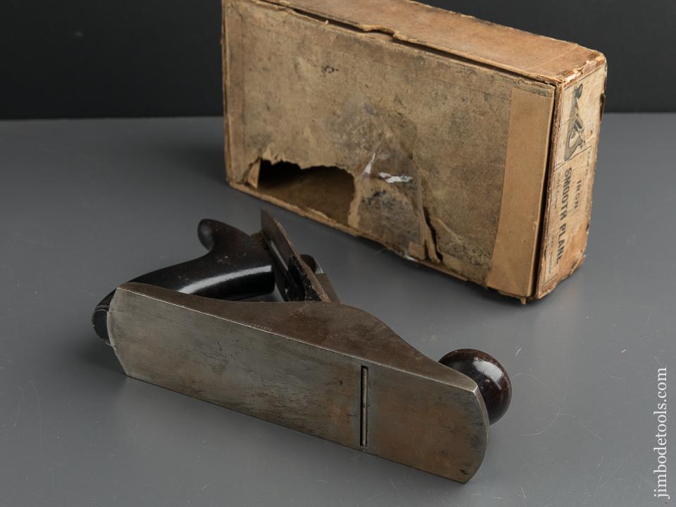 STANLEY No. 4 Smooth Plane Type 11 circa 1910-18 in Unusual Original Box - 89236
