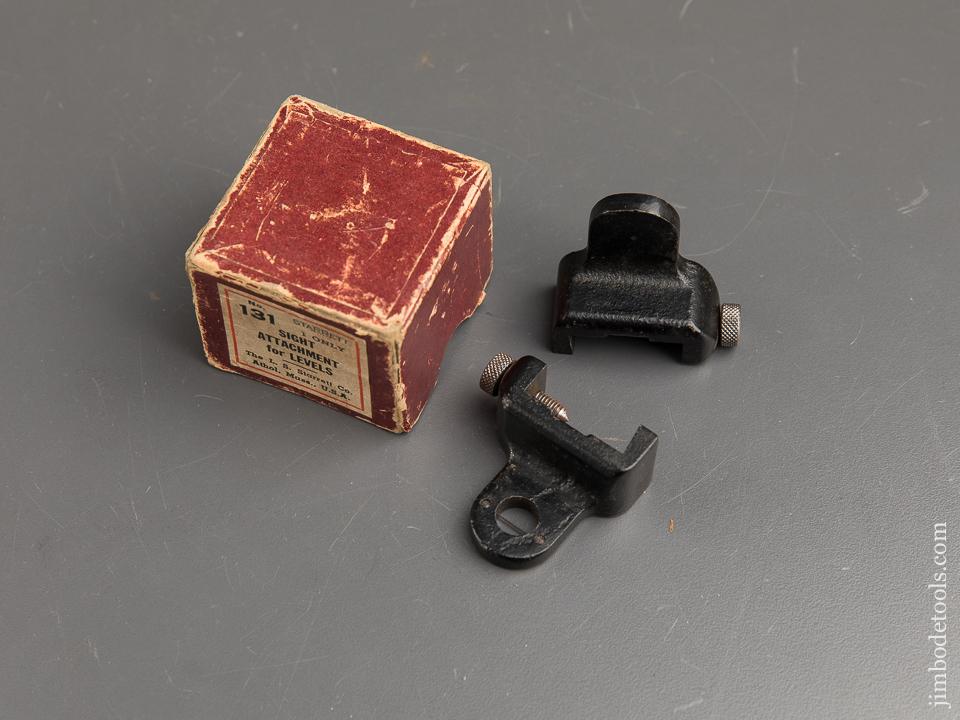 STARRETT No. 131 Sight Attachment for Levels in Original Box - 89240