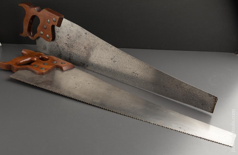 Nasty Sharp! Pair of DISSTON D8 Hand Saws - 89255