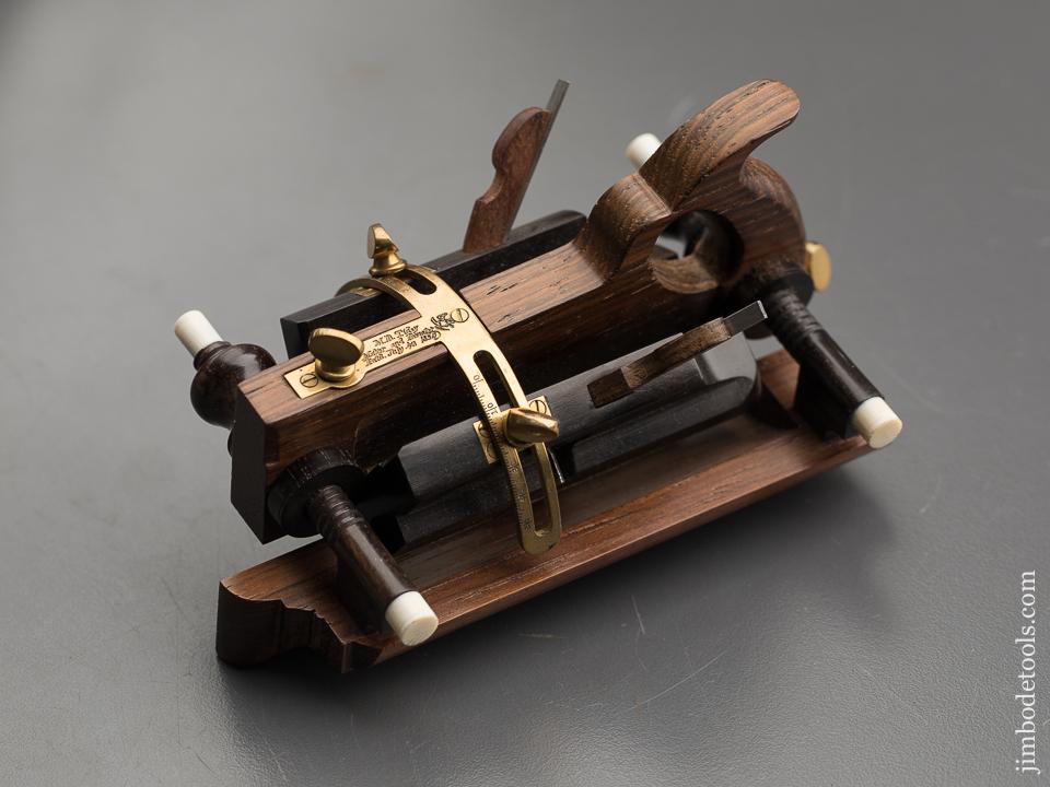 PAUL HAMLER Miniature Four inch TIDEY Patent Rosewood Beveling Plane MINT - 89262U
