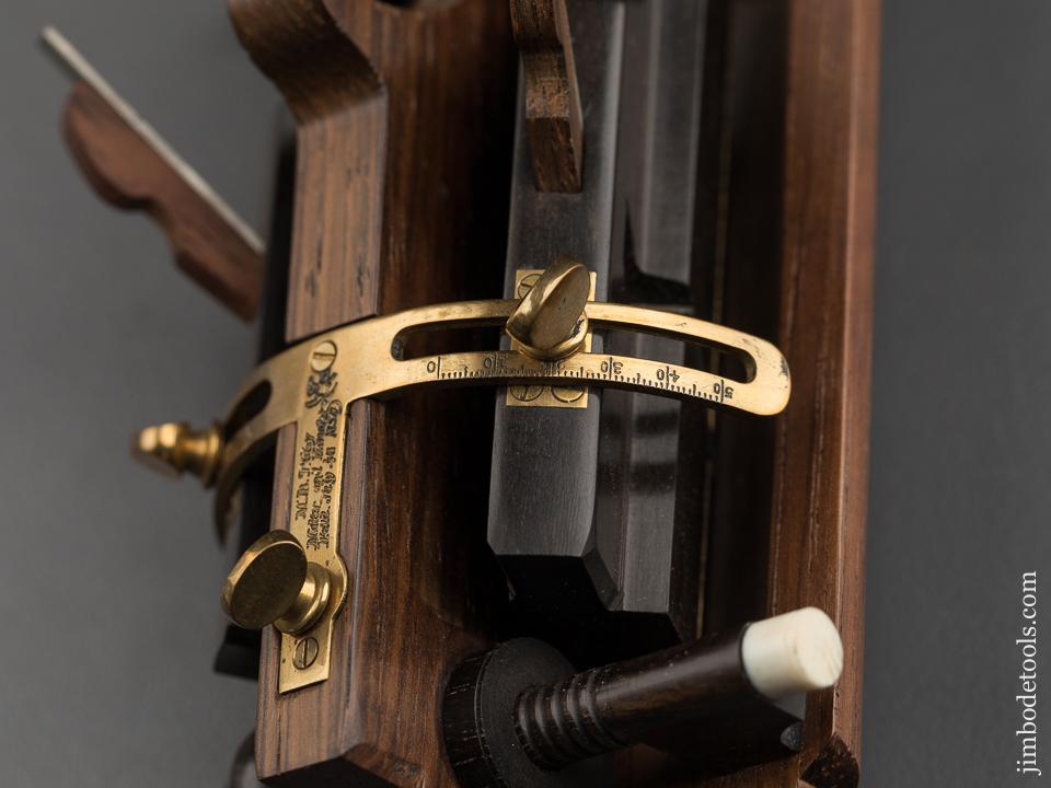 PAUL HAMLER Miniature Four inch TIDEY Patent Rosewood Beveling Plane MINT - 89262U