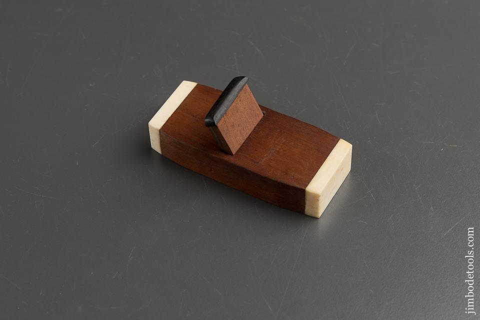 Miniature Three inch Mahogany & Bone Smooth Plane - 89264