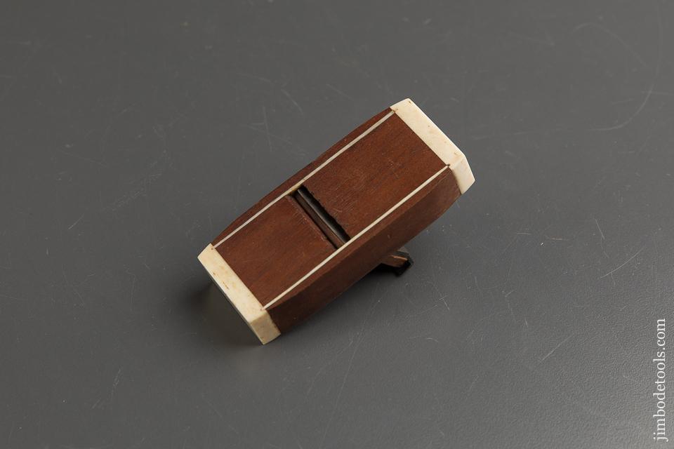 Miniature Three inch Mahogany & Bone Smooth Plane - 89264
