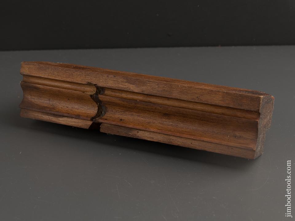 Crispy EDWARD CARTER TROY NY Complex Molding Plane circa 1854-97 - 89265