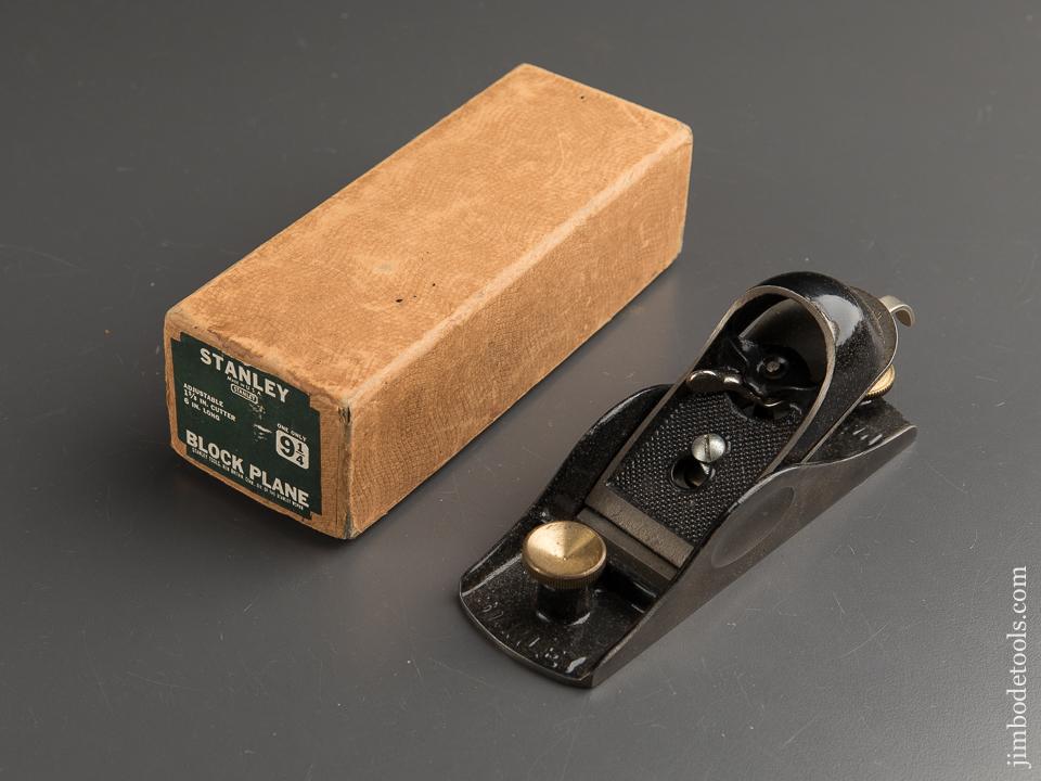 STANLEY No. 9 1/4 Block Plane MINT in Original Box - 89277