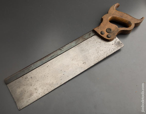 LIKE NEW 12 point 14 inch Rip DISSTON/JACKSON Back Saw - 89291