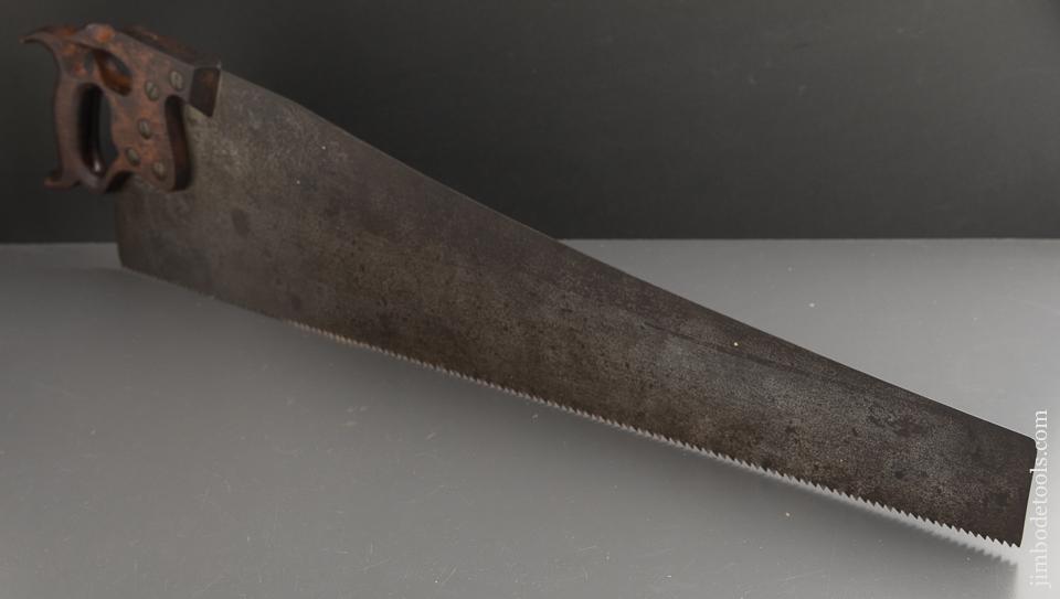 5 1/2 point 28 inch Rip DISSTON D8 Thumb Hole Hand Saw - 89295