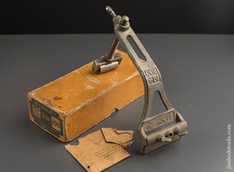 STANLEY No. 200 Cutter & Chisel Grinder in Original Box - 89313