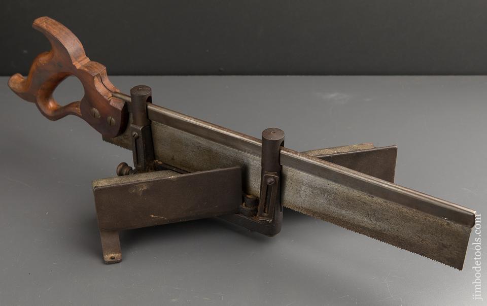 Rare! MILLERS FALLS LANGDON No. 16 1/2 Miter Box (Mini Size) COMPLETE & FINE - 89328