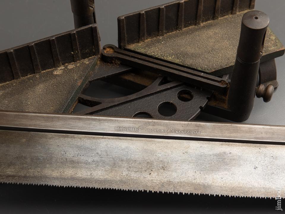 Rare! MILLERS FALLS LANGDON No. 16 1/2 Miter Box (Mini Size) COMPLETE & FINE - 89328
