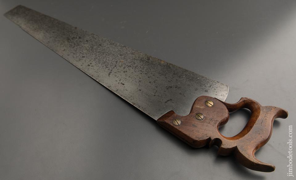 Rare! DISSTON No. 77 Hand Saw "For Mechanics Not Butchers" - 89331