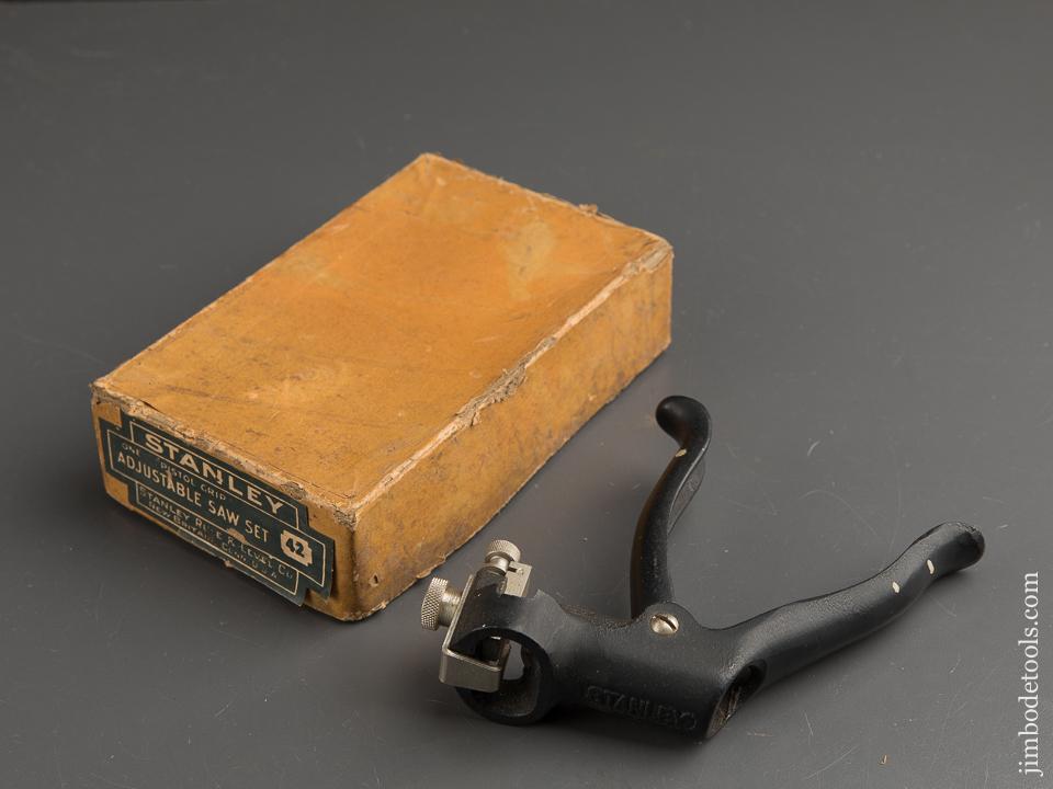 STANLEY No. 42X Saw Set MINT in Original Box - 89340