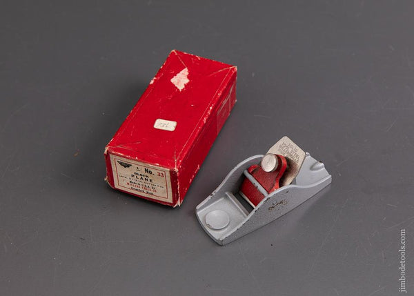 MILLERS FALLS No. 33 Block Plane in Original Box - 83962
