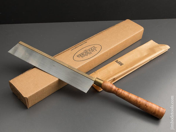 14 point 10 inch LIE-NIELSEN Straight Handle Birdseye Dovetail Saw in Original Box - 89374