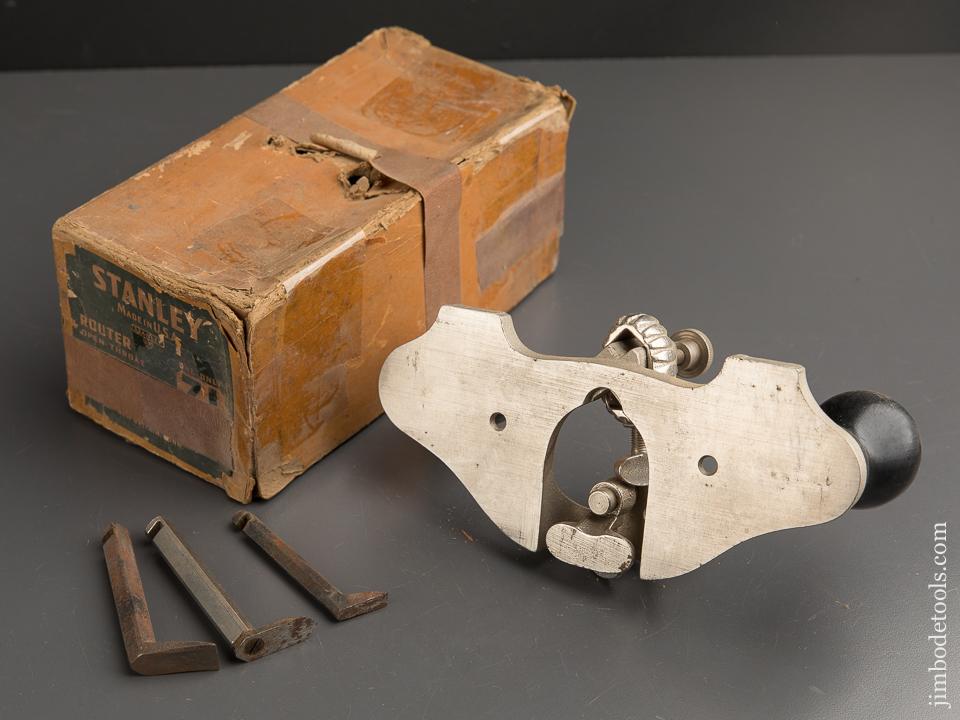 STANLEY No. 71 Router Plane 100% COMPLETE in Original Box - 89383