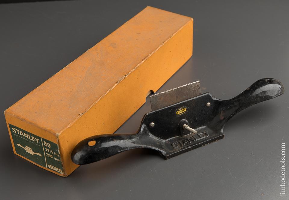 STANLEY No. 80 Scraper Plane in Original Box with Decal - 89397