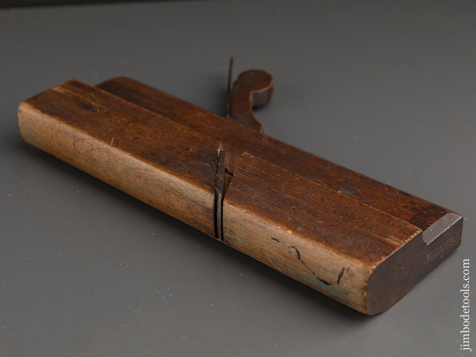 EXTRA EXTRA FINE Ten inch Yellow Birch J. LAMB One inch Round Molding Plane circa 1795-1830 Shoreham, VT - 89403U