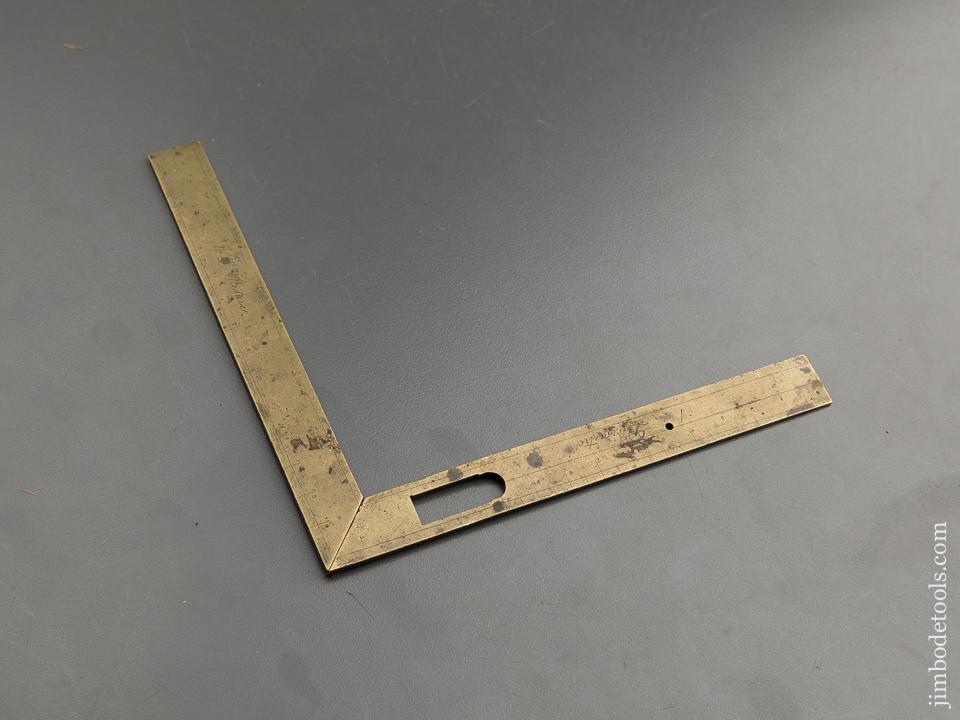 18th Century Brass French Folding Square - 89417