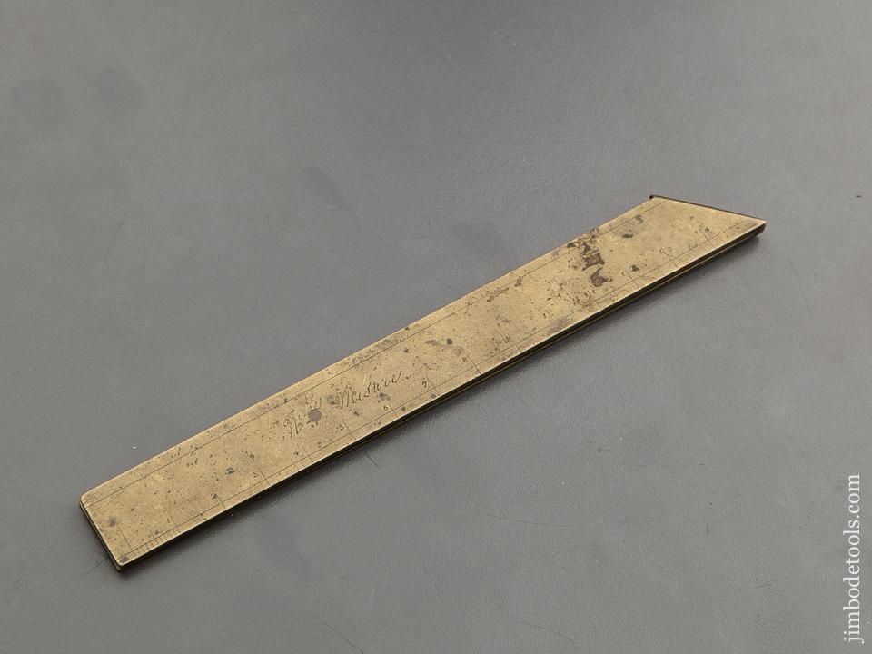 18th Century Brass French Folding Square - 89417