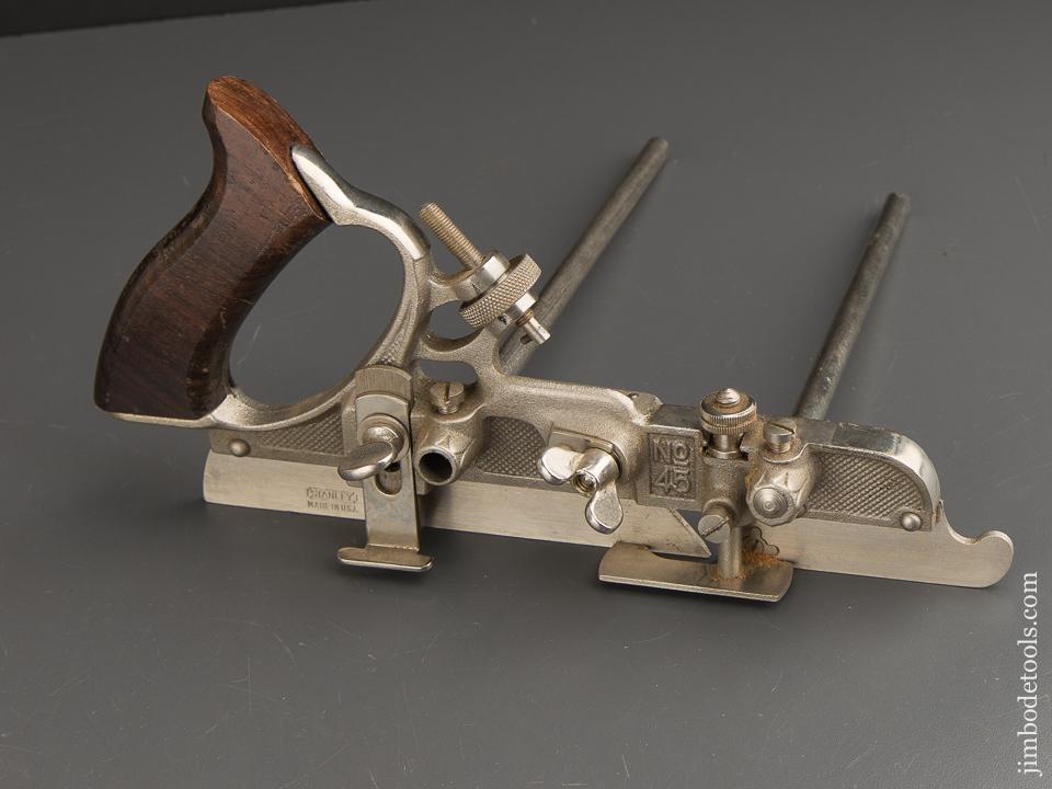 MINT & Unused! STANLEY No. 45 Combination Plane 100% COMPLETE in Original Box - 89420