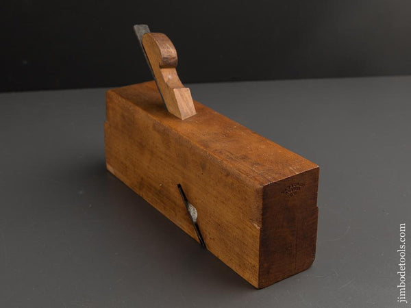 Crisp 2 1/8 inch Skewed Rabbet Plane by CASEY & CO AUBURN, NY circa 1830s-50s FINE - 89433