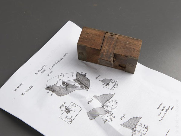 PLANTE Patent February 23, 1885 Butt Gauge - 89442