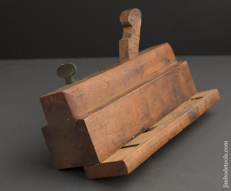 Solid Boxwood Moving Filletster Plane by GREENFIELD TOOL CO, GREENFIELD MASS circa 1851-83 GOOD - 89458