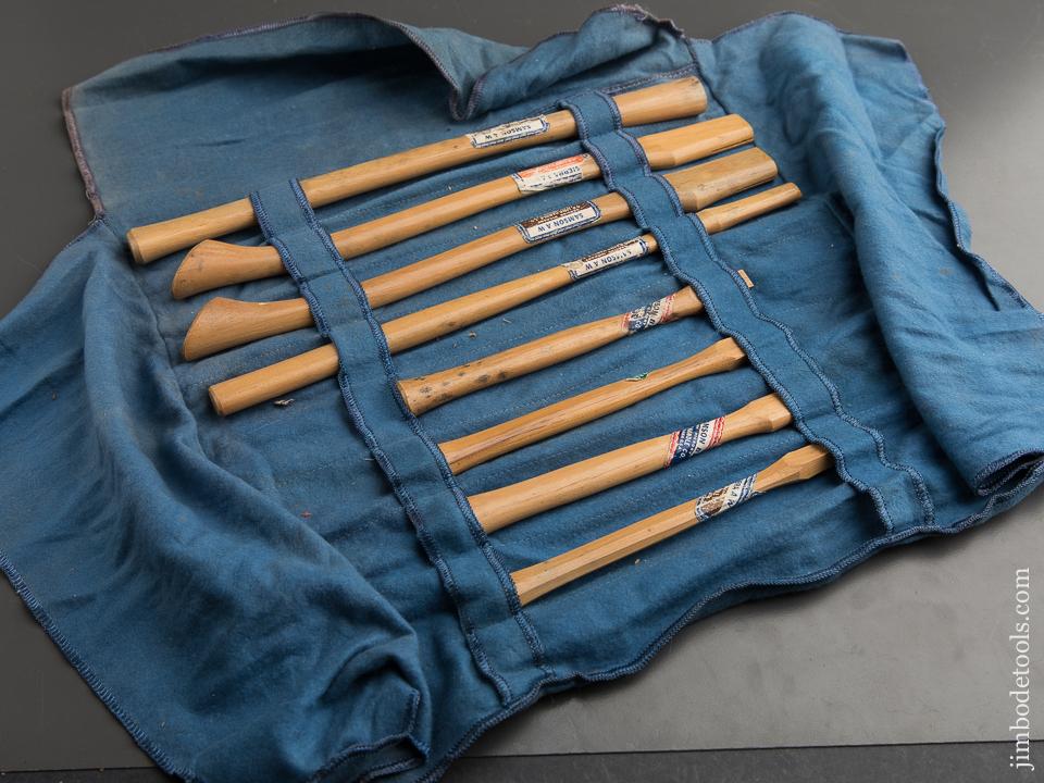 Salesman's Sample Set of Axe & Hammer Handles FANTASTIC - 89480