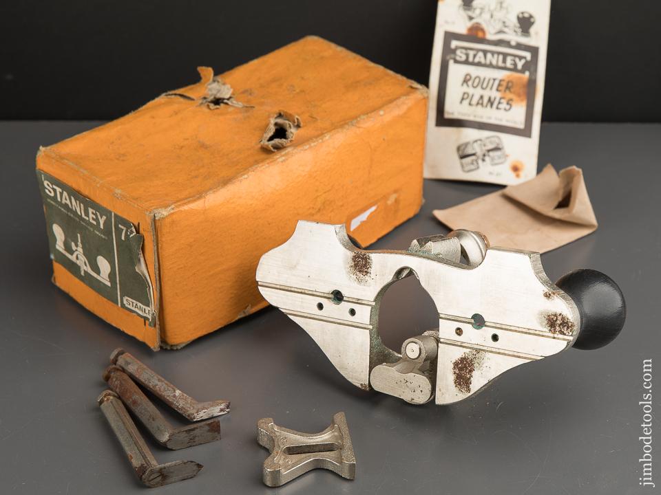 STANLEY No. 71 Router Plane 100% COMPLETE in Original Box - 89486