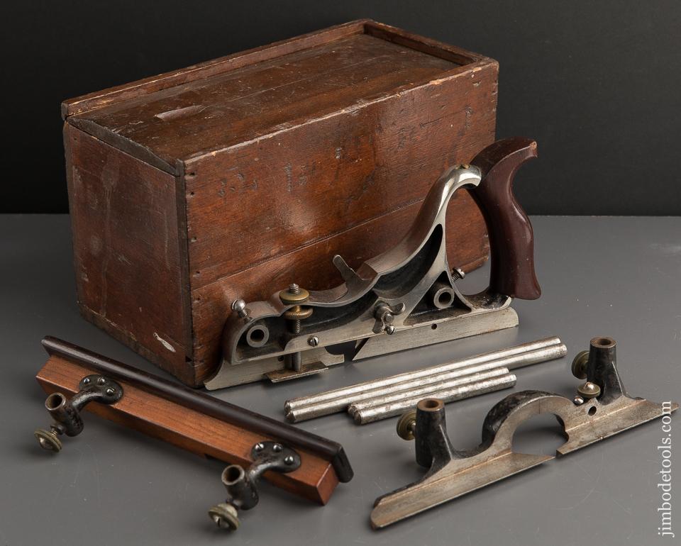 Stunning Early Model SIEGLEY Plow Plane with 16 Cutters - 89491